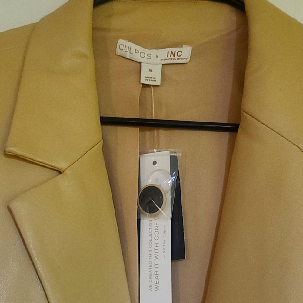Leather Blazer